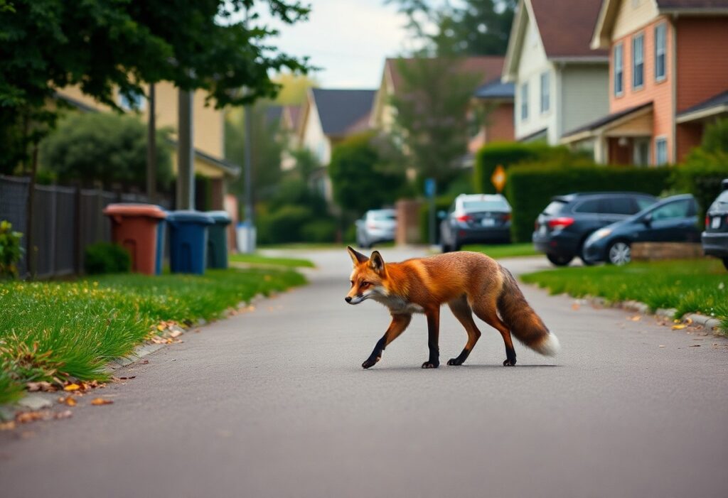 Urban Foxes - Everything You Need to Know About Foxes in Cities and Suburbs 11 Urban Fox Looking for Food